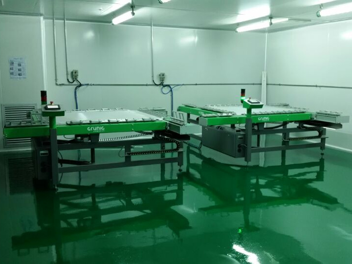 深圳沙井丝印洁净室项目（国际环法自行车赛专用头盔生产厂家）-洁净空调